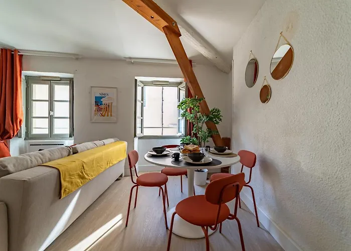 Apartament Au Coeur De L'effervescence Terracotta - Nuit A Nîmes